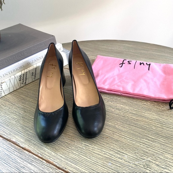 FRENCH SOLE NEW YORK Block Heel Trance Pump NEW SZ 9.5 - Picture 4 of 7